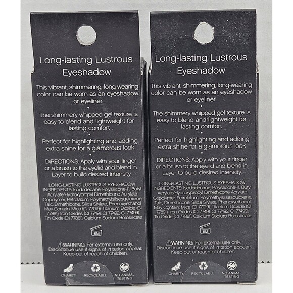 ELF LONG LASTING LUSTROUS EYE SHADOW 81143 TOAST Lot Of 2 Discontinued NIB - Picture 2 of 2